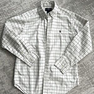 Polo Ralph Lauren Boys Button Down Dress Shirt 10-12